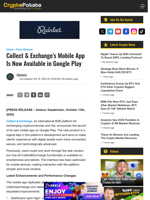Collect & Exchange's Mobile App Is Now Available in Google Play