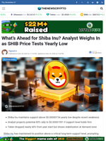 What’s Ahead for Shiba Inu? Analyst Weighs In as SHIB Price Tests Yearly Low