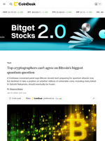 What happens to Satoshi's BTC when Bitcoin's quantum problem is fixed?