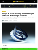 Sui (SUI) Price: Trading Volume Surges 146% as Bulls Target $5 Level - CoinCentral