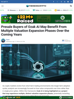 Presale Buyers of Ozak AI May Benefit From Multiple Valuation Expansion Phases Over the Coming Years