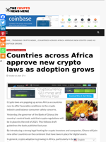 Countries across Africa approve new crypto laws as adoption grows - The Crypto News Wire