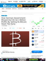 How German Government Missed Out On $2.3 Billion Profits By Selling Its Bitcoin Stash Too Early ⋆ ZyCrypto