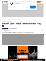 Bitcoin (BTC) Price Prediction for May 22