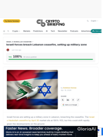 Israeli forces breach Lebanon ceasefire, setting up military zone