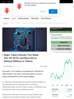 Major Token Unlocks This Week: SUI, OP, ZETA, and More Set to Release Millions in Tokens - NullTX