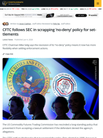 CFTC Scraps ‘No-Deny’ Rule in Legal Settlements