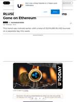 RLUSD Burn Alert: 2.5 Million Tokens Gone on Ethereum - U.Today