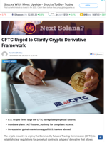 CFTC Urged to Clarify Crypto Derivative Framework - TheNewsCrypto