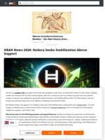 HBAR News 2026: Hedera Seeks Stabilization Above Support - Brave New Coin