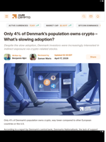 Only 4% of Denmark’s population owns crypto - What’s slowing adoption? - AMBCrypto