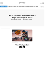 Will SOL’s Latest Milestone Cause A Major Price Surge In 2025?