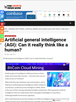 Artificial general intelligence (AGI): Can it really think like a human? - The Crypto News Wire