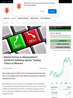 Market Frenzy or Manipulation? ALPACA’s Delisting Sparks Trading Chaos on Binance - NullTX