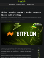 Bitflow Launches New DCA Tool to Automate Bitcoin DeFi Investing
