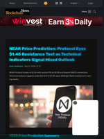 NEAR Price Prediction: Protocol Eyes $1.45 Resistance Test as Technical Indicators Signal Mixed Outlook - Blockchain.News