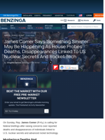 James Comer Says 'Something Sinister' May Be Happening As House Probes Deaths, Disappearances Linked To U - Benzinga