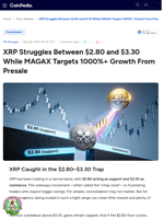 XRP Struggles Between $2.80 and $3.30 While MAGAX Targets 1000%+ Growth From Presale