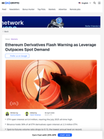 $7 in Futures for Every $1 in Spot Highlights ETH's Fragile Rally