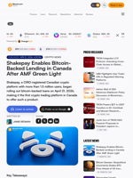 Shakepay Enables Bitcoin-Backed Lending in Canada After AMF Green Light