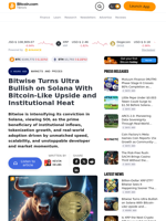 Bitwise Turns Ultra Bullish on Solana With Bitcoin-Like Upside and Institutional Heat – Markets and Prices Bitcoin News
