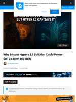 Bitcoin Is Deeply Troubled, but Bitcoin Hyper's L2 Can Save It - Here's Why