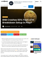BNB Drops 60%: Breakdown Toward $450?
