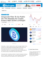 Grayscale Files To Go Public On The Nasdaq As Crypto Enters Wall Street Limelight ⋆ ZyCrypto