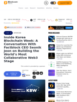 Inside Korea Blockchain Week: A Conversation With Factblock CEO Seonik Jeon on Building the World’s Most Collaborative Web3 Stage – Interview Bitcoin News