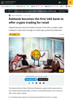 Rakbank Becomes First UAE Bank to Offer Crypto Trading