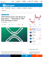 XRP Millionaires Are Back to Business — BlackRock XRP ETF Whispers Swirl ⋆ ZyCrypto