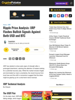 Ripple Price Analysis: XRP Flashes Bullish Signals Against Both USD and BTC