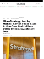 MicroStrategy, Led by Michael Saylor, Faces Class Action Over Multibillion-Dollar Bitcoin Investment Loss - 