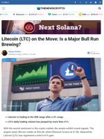Litecoin (LTC) on the Move: Is a Major Bull Run Brewing?
