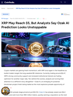 XRP May Reach $5, But Analysts Say Ozak AI Prediction Looks Unstoppable