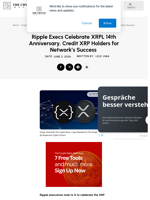 Ripple Execs Celebrate XRPL 14th Anniversary, Credit XRP Holders for Network’s Success 