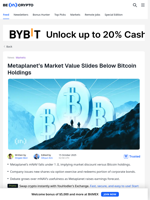 Metaplanet’s mNAV Falls Below Bitcoin Holdings