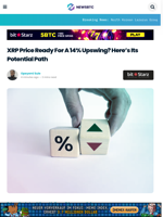 XRP Price Ready For A 14% Upswing? Here's Its Potential Path