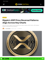 Ripple’s XRP Price Reversal Patterns Align Across Key Charts