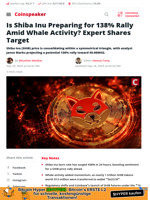 SHIB Poised for 138% Rally on Whale Accumulation