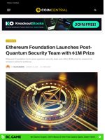 Ethereum Foundation Launches Post-Quantum Security Team with $1M Prize