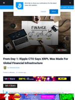From Day 1: Ripple CTO Says XRPL Was Made For Global Financial Infrastructure