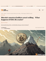 Bitcoin’s smartest holders aren’t selling - What happens if $116.5K cracks? - AMBCrypto