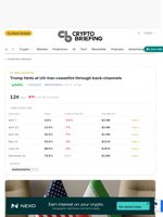 Trump hints at US-Iran ceasefire through back-channels