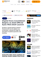 Digital Euro Countdown Begins as ECB Official Eyes Mid-2029 Launch – Featured Bitcoin News