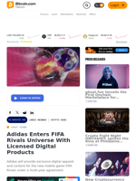 Adidas Enters FIFA Rivals Universe With Licensed Digital Products – Crypto News Bitcoin News