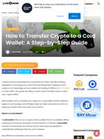 How to Transfer Crypto to a Cold Wallet: A Step-by-Step Guide | Live Bitcoin News