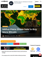 Méliuz Plans Share Sale to Buy More Bitcoin | Live Bitcoin News