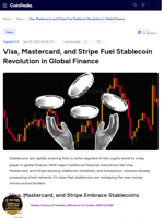 Visa, Mastercard, and Stripe Fuel Stablecoin Revolution in Global Finance