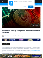 Bitcoin Bulls Build Up Safety Net - What Does This Mean For Price?